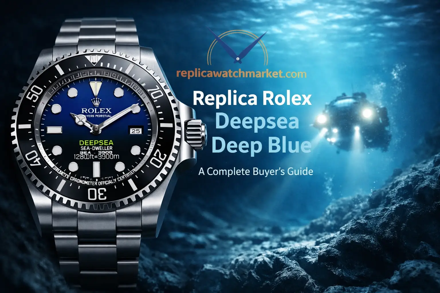 Replica Rolex Deepsea Deep Blue A Complete Buyer’s Guide