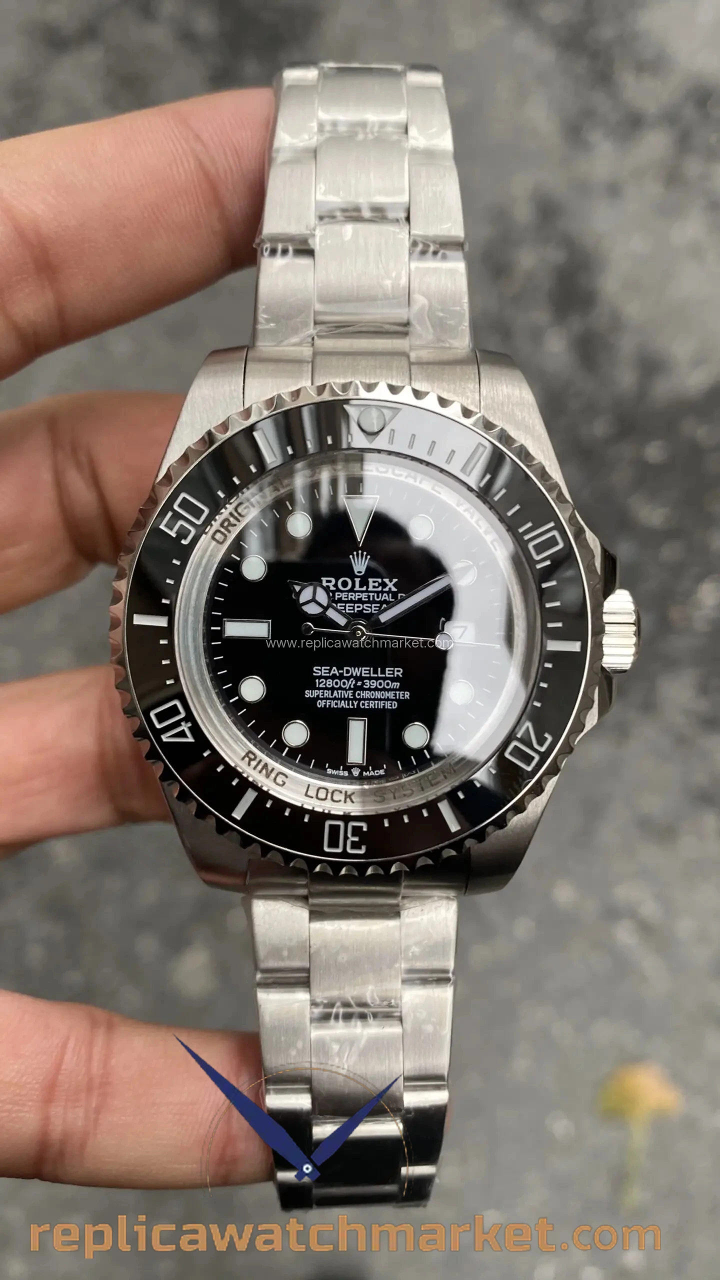 Replica Rolex Deepsea 136660 Black — product view 1