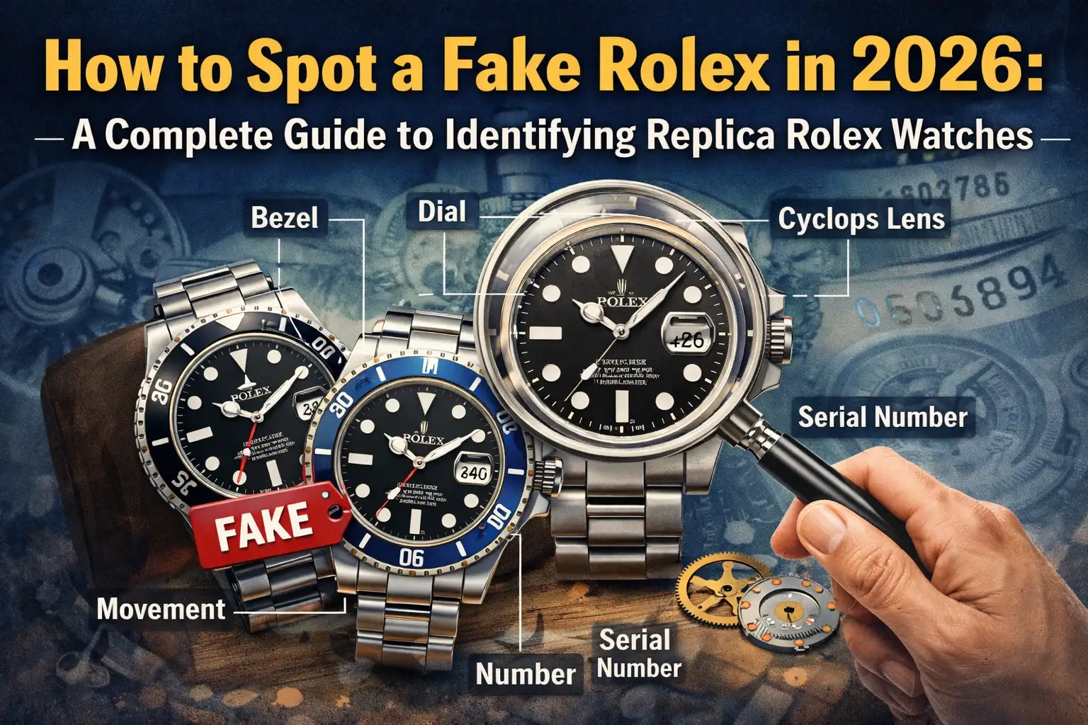 How to Spot a Fake Rolex in 2026