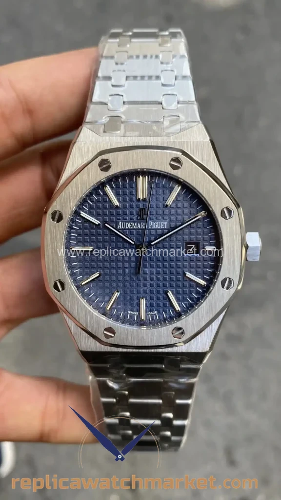 Replica Audemars Piguet Royal Oak 15510ST — Blue Dial Automatic Steel Case 41 mm — product view 1