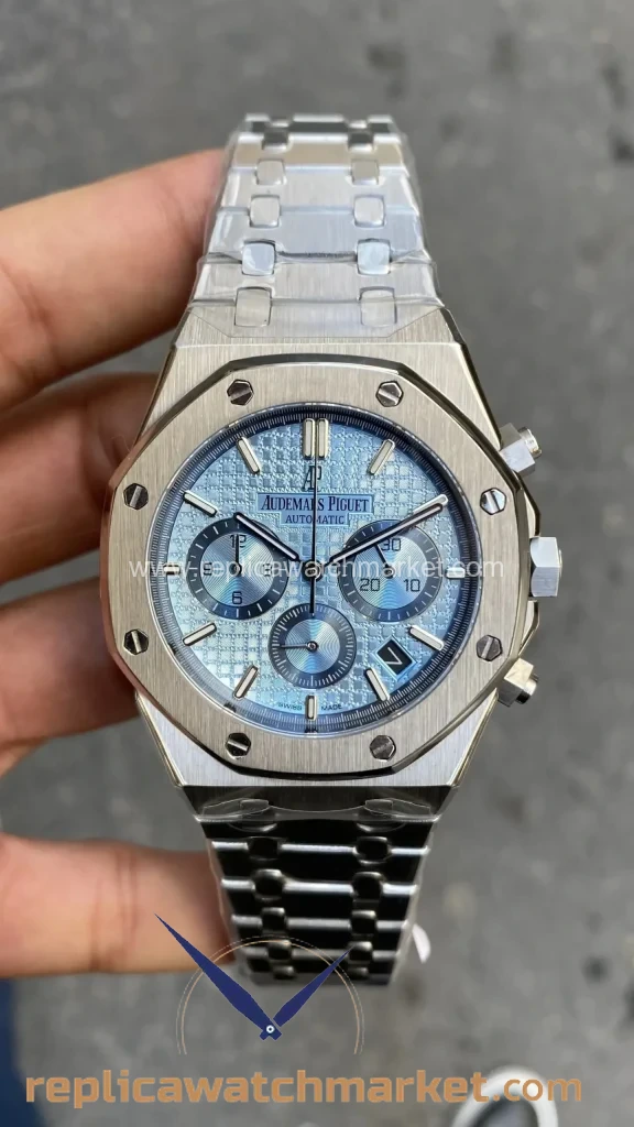 Replica Audemars Piguet Royal Oak 26331ST — Tiffany Dial Chronograph Steel Case 41 mm — product view 1