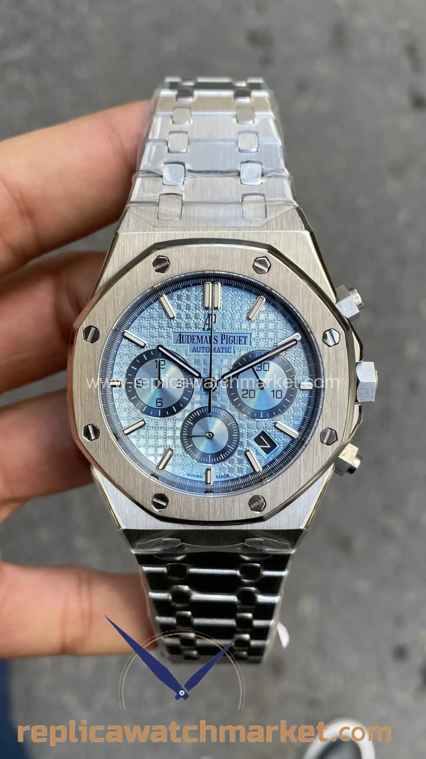 Replica Audemars Piguet Royal Oak 26331ST — Tiffany Dial Chronograph Steel Case 41 mm — product view 1