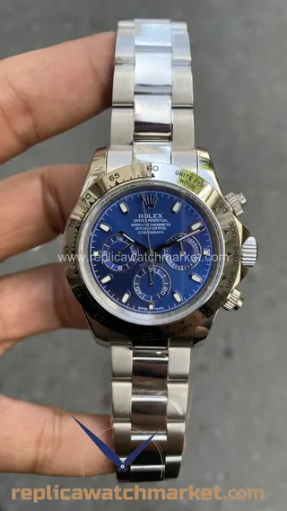 Replika Rolex Daytona 116509 — Mavi Kadran 40 mm — ürün görünümü 1