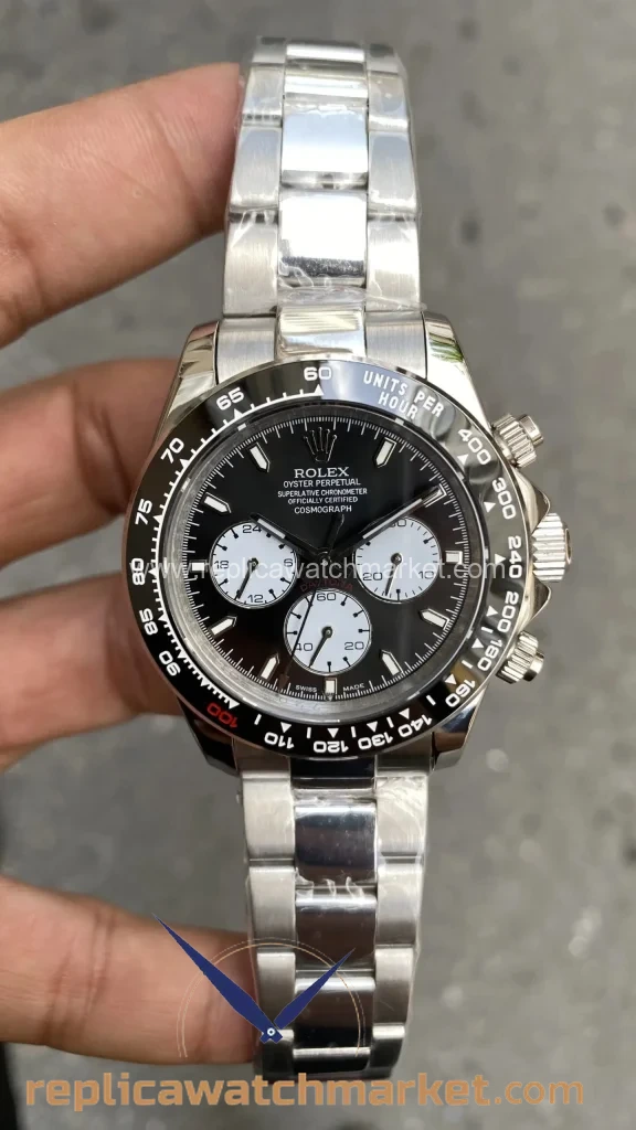 Replica Rolex Cosmograph Daytona 126529LN — Le Mans Black Dial 40 mm — product view 1