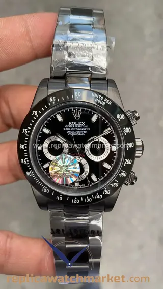 Replika Rolex Daytona — Venom PVD Siyah 40 mm — ürün görünümü 1