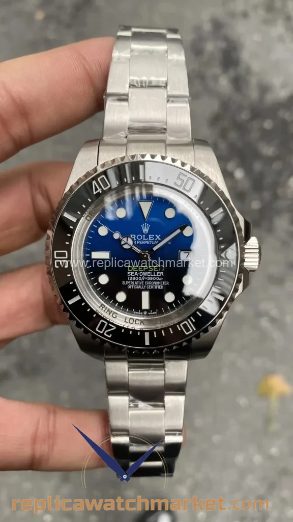 Replica Rolex Deepsea 136660 — D-Blue James Cameron 44 mm — product view 1