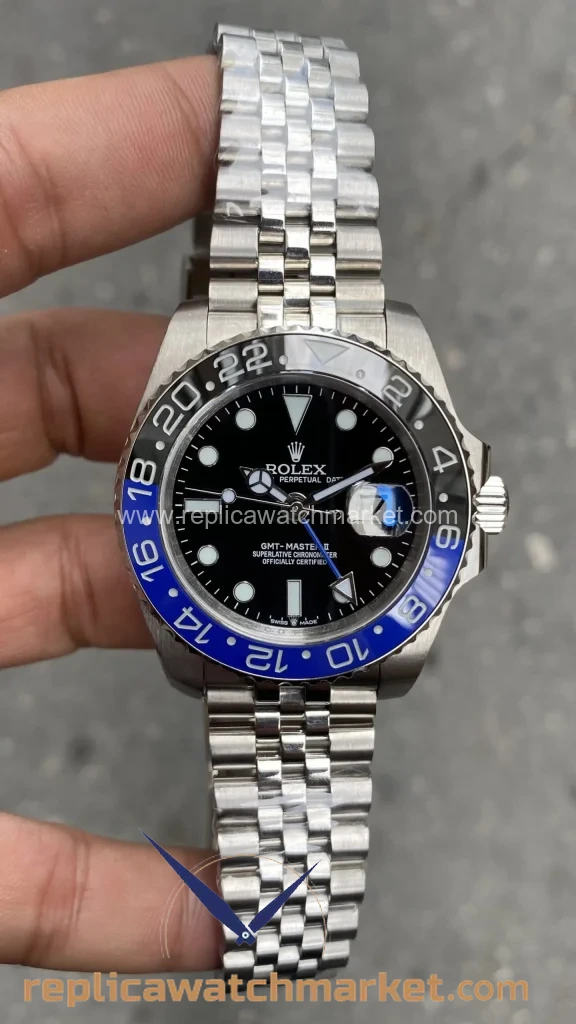 Replica Rolex GMT-Master II 126710BLNR — Batman Jubilee 40 mm — product view 1