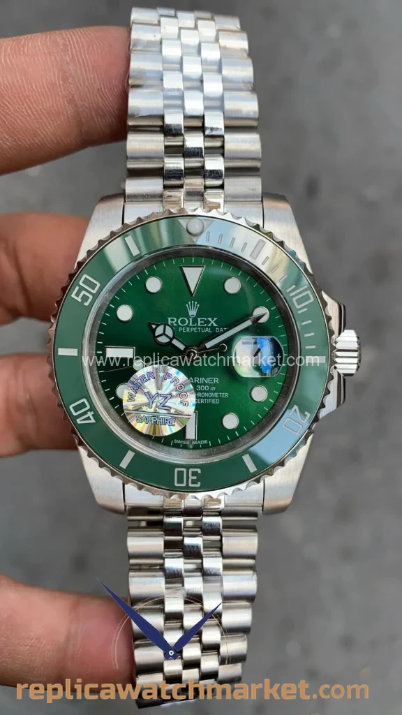 Replica Rolex Submariner Hulk — Green Dial Steel Jubilee 41 mm — product view 1