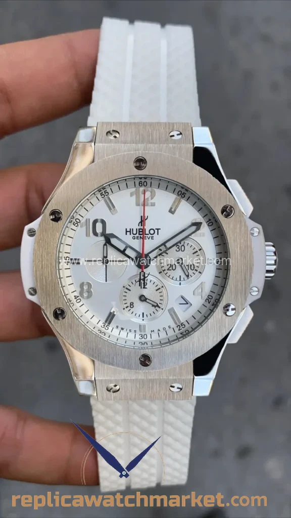 Replica Hublot Big Bang Tuiga 1909 Steel Case White Dial 41 mm — product view 1
