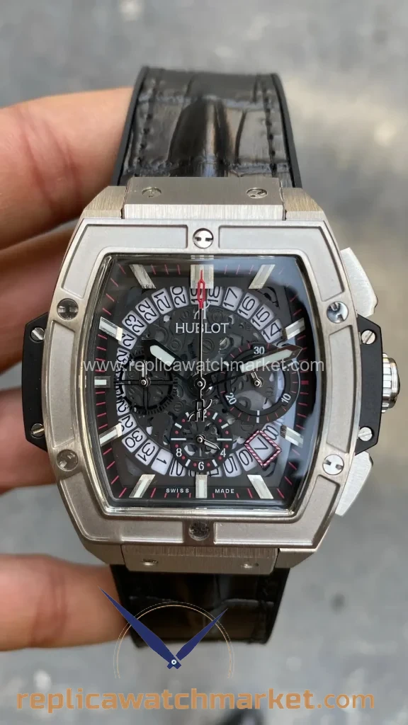 Replica Hublot Senna Champion 88 MP-06 Steel Case Steel Bezel 42 mm — product view 1