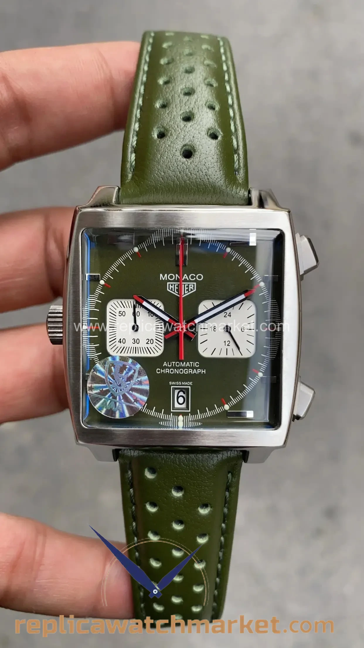 Replica TAG Heuer Monaco Calibre 11 Club de Monaco Japan Edition — 41 mm — product view 1