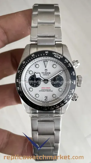Replika Tudor Black Bay Çelik Oyster Panda Kadranlı Kronograf 41 mm — ürün görünümü 1