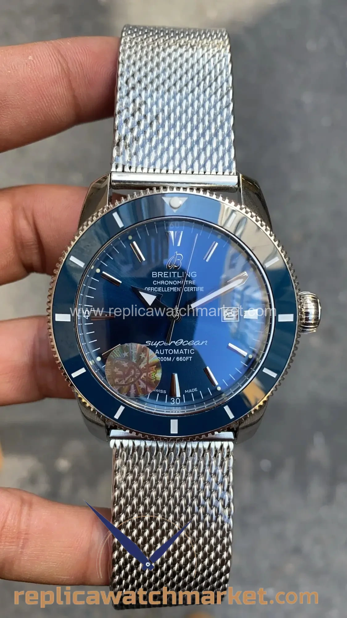 Replica Breitling Superocean Heritage B20 Automatic Blue Dial 44 mm — product view 1