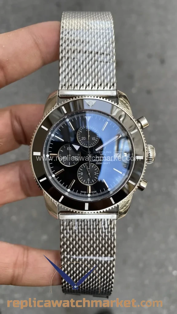 Replica Breitling Superocean Heritage B20 Chronograph Black Dial 44 mm — product view 1