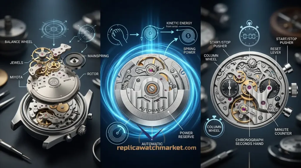 Replica Watch Movements Explained