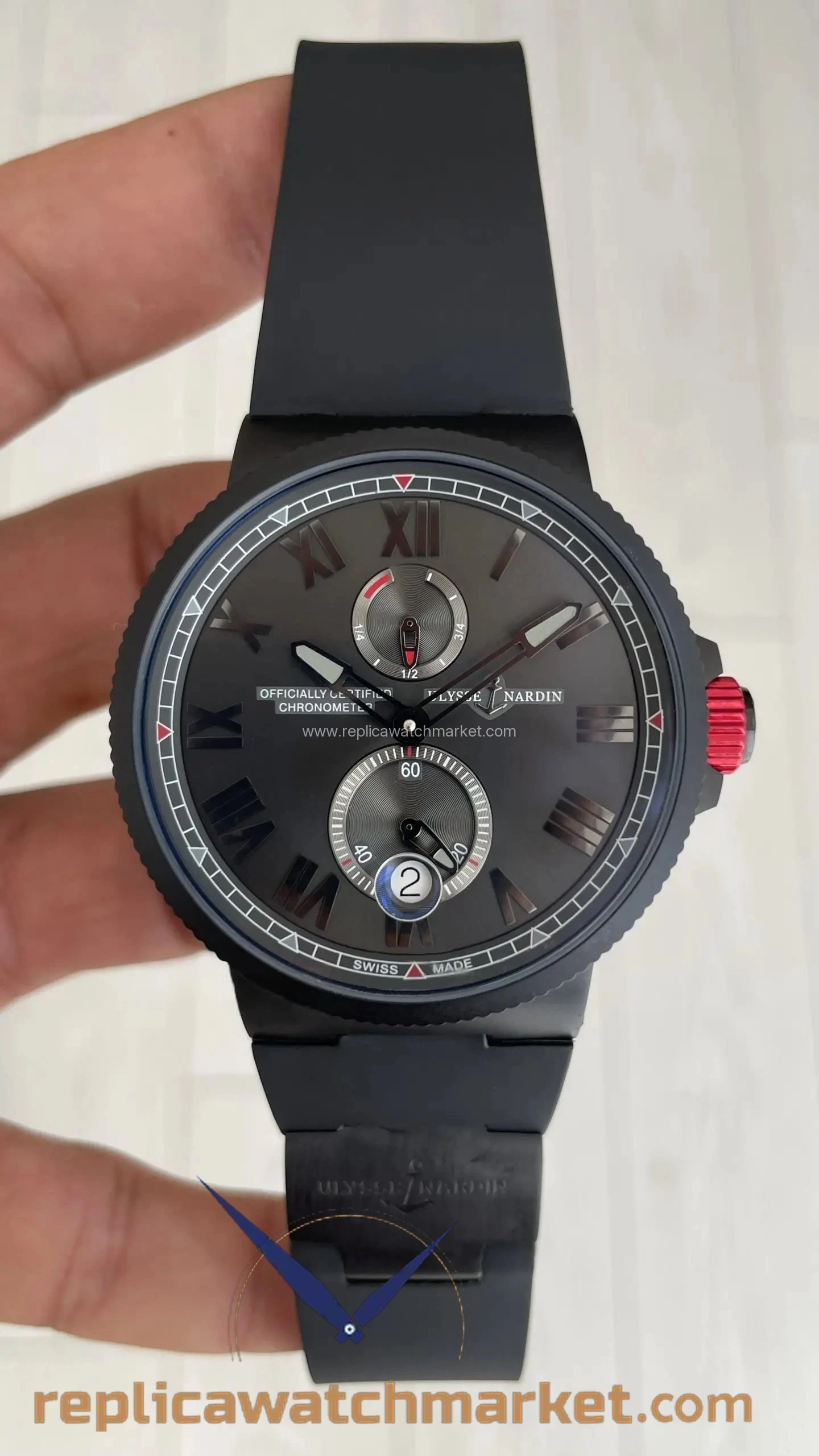 Replica Ulysse Nardin Maxi Marine Boutique Edition Chronometer Officially Certified — product view 1