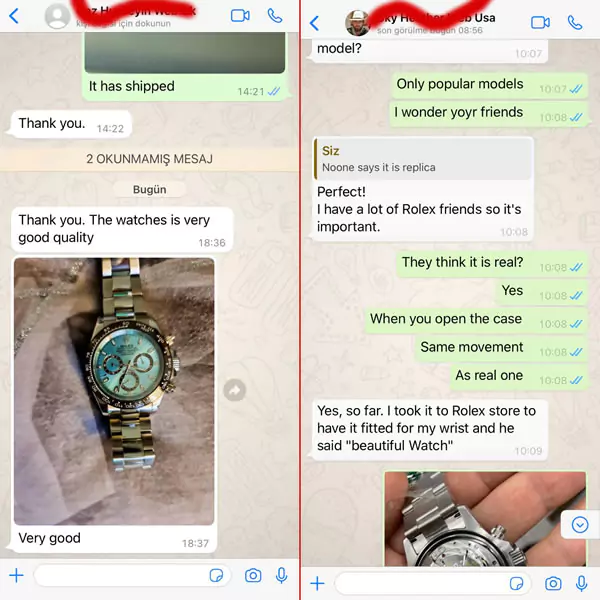 Real customer feedback demonstrating trust in the service