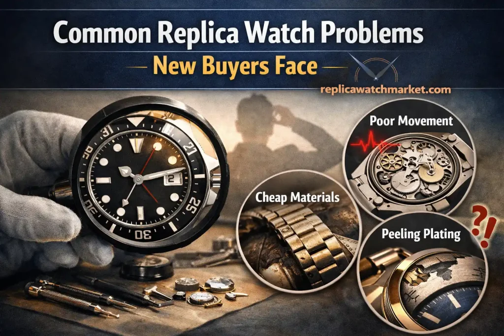 Common replica watch problems new buyers face — what to expect after purchase