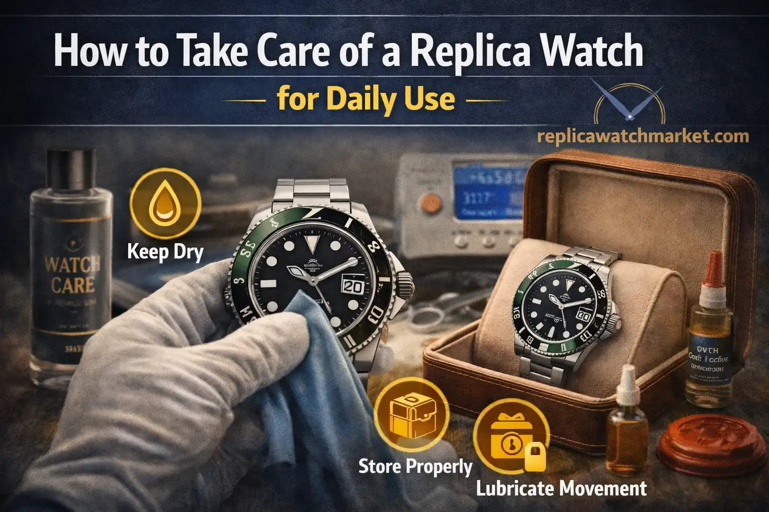 How to Take Care of a Replica Watch for Daily Use