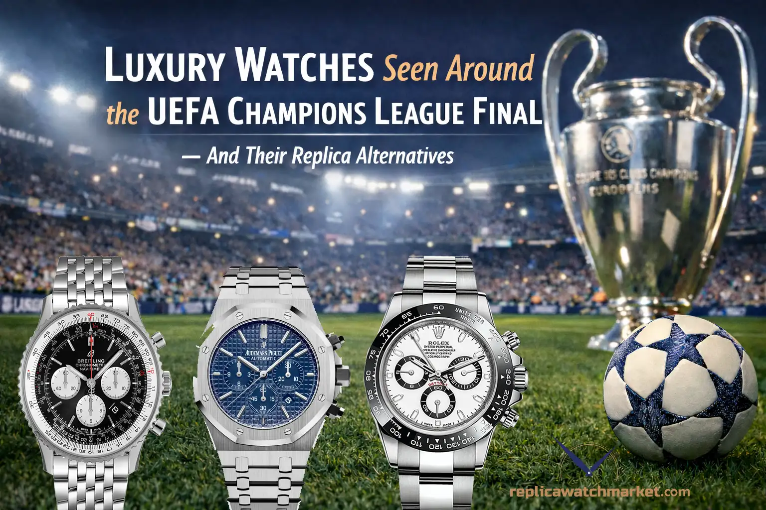 Luxury Watches Seen Around the UEFA Champions League Final