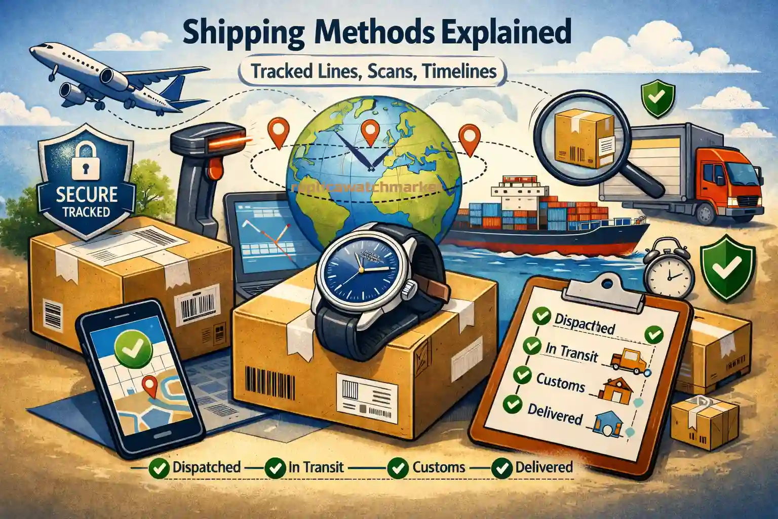 Replica Watch Shipping Methods Explained